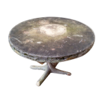 Table de jardin en ciment faon bois