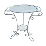Table de jardin en fer forg