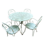 Table de jardin fer forg
