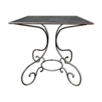 Table de jardin en fer forg