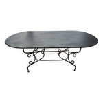 Table de jardin en m�tal