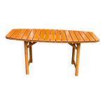 Table de jardin pliable clairitex 1970 en bois massif 160x80cm Table de jardin pliable clairitex 1970 en bois massif 160x80cm