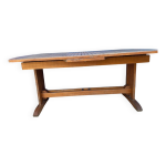 Table de jardin rectangulaire en teck jardins du bout du monde