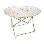 Table de jardin en tle pliable 1950