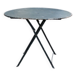 Table de jardiner fer forg pliante
