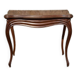 Table de jeu en bois d'acajou napoléon iii, 18ème siècle Table de jeu en bois d'acajou napoléon iii, 18ème siècle