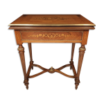 Table  jeux portefeuille style napolon lll