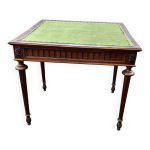 Table  jeu de style louis xvi en acajou