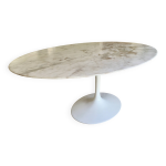 Table knoll ovale 198x121cm - plateau marbre Table knoll ovale 198x121cm - plateau marbre