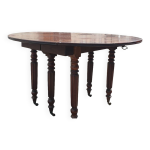 Table louis philippe 6 pieds extensible