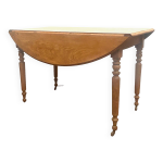 Table louis philippe a quatre pieds en orme massif xix sicle