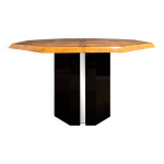 Table en loupe d'orme de jean - claude mahey