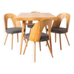 Table � manger et 4 chaises par antonin ?uman, restaur�s
