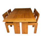 Table  manger avec 4 chaises silvio coppola pour fratelli montina