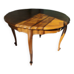 Table � manger ancienne en ch�ne (ronde et extensible)
