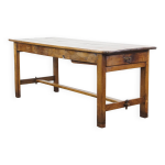 Table à manger ancienne du xviiie siècle en chêne avec 2 tiroirs Table à manger ancienne du xviiie siècle en chêne avec 2 tiroirs