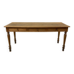 Table  manger bois massif avec tiroirs