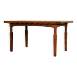 Table � manger brutaliste table vintage ch�ne kjaernulf
