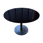 Table  manger chrome et verre
