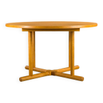 Table � manger extensible en ch�ne danois par kurt �stervig pour jason m�bler, ann�es 1950.