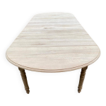 Table  manger extensible louis philippe 8 rallonges rnove 350cm 19me
