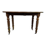 Table à manger extensible ovale style louis philippe Table à manger extensible ovale style louis philippe