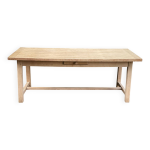 Table à manger de ferme du 19ème rénovée avec tiroir 200cm Table à manger de ferme du 19ème rénovée avec tiroir 200cm