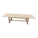 Table à manger de ferme extensible en chêne massif 310cm Table à manger de ferme extensible en chêne massif 310cm
