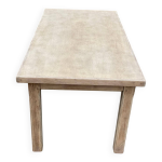 Table � manger de ferme r�nov�e en ch�ne brut du xx�me 180cm
