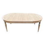 Table  manger louis philippe ronde extensible rnove du 19me 210cm