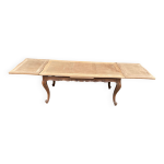 Table  manger louis xv extensible xviii me rnove en chne massif 280cm