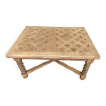 Table  manger de monastre xviiime rnove en chne massif 250cm