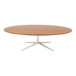 Table à manger ovale en noyer par florence knoll, États - unis, années 1960 Table à manger ovale en noyer par florence knoll, États - unis, années 1960