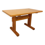 Table à manger rectangulaire charlotte perriand les arcs vintage en pin des années 60 70 Table à manger rectangulaire charlotte perriand les arcs vintage en pin des années 60 70