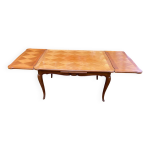 Table  manger rectangulaire extensible louis xv en bois massif 220cm