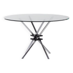 Table  manger ronde modle 459 par takehiko mizutani pour alivar, annes 1990