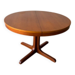 Table  manger ronde extensible baumann en teck, annes 70