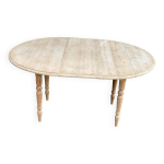 Table à manger ronde extensible interior's volets rénovée en bois massif 15 Table à manger ronde extensible interior's volets rénovée en bois massif 15