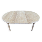 Table à manger ronde extensible louis philippe 160cm xxème Table à manger ronde extensible louis philippe 160cm xxème