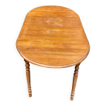 Table � manger ronde extensible louis philippe 90cm avec 2 rallonges ch�ne