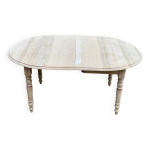 Table � manger ronde extensible louis philippe � volets r�nov�e 165cm du 20