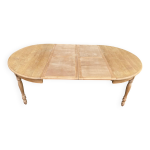 Table  manger ronde extensible louis philippe xixme rnove 200cm