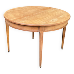 Table à manger ronde extensible louis xvi rénovée 230cm xixème Table à manger ronde extensible louis xvi rénovée 230cm xixème