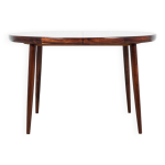 Table  manger ronde extensible en palissandre par vv mbler, danemark annes 1960