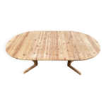 Table à manger ronde extensible rainer daumiller pour hirtshals sawaerk 1970 Table à manger ronde extensible rainer daumiller pour hirtshals sawaerk 1970