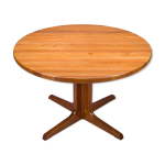 Table à manger ronde en teck du milieu du siècle de gudme møbelfabrik Table à manger ronde en teck du milieu du siècle de gudme møbelfabrik