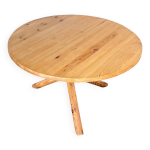 Table  manger ronde tripode en pin