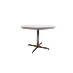 Table à manger ronde vintage, années 1980 Table à manger ronde vintage, années 1980
