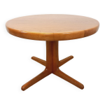 Table � manger ronde vintage style scandinave des ann�es 60 70 en orme