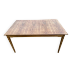 Table � manger scandinave rectangulaire extensible en teck 150x90cm